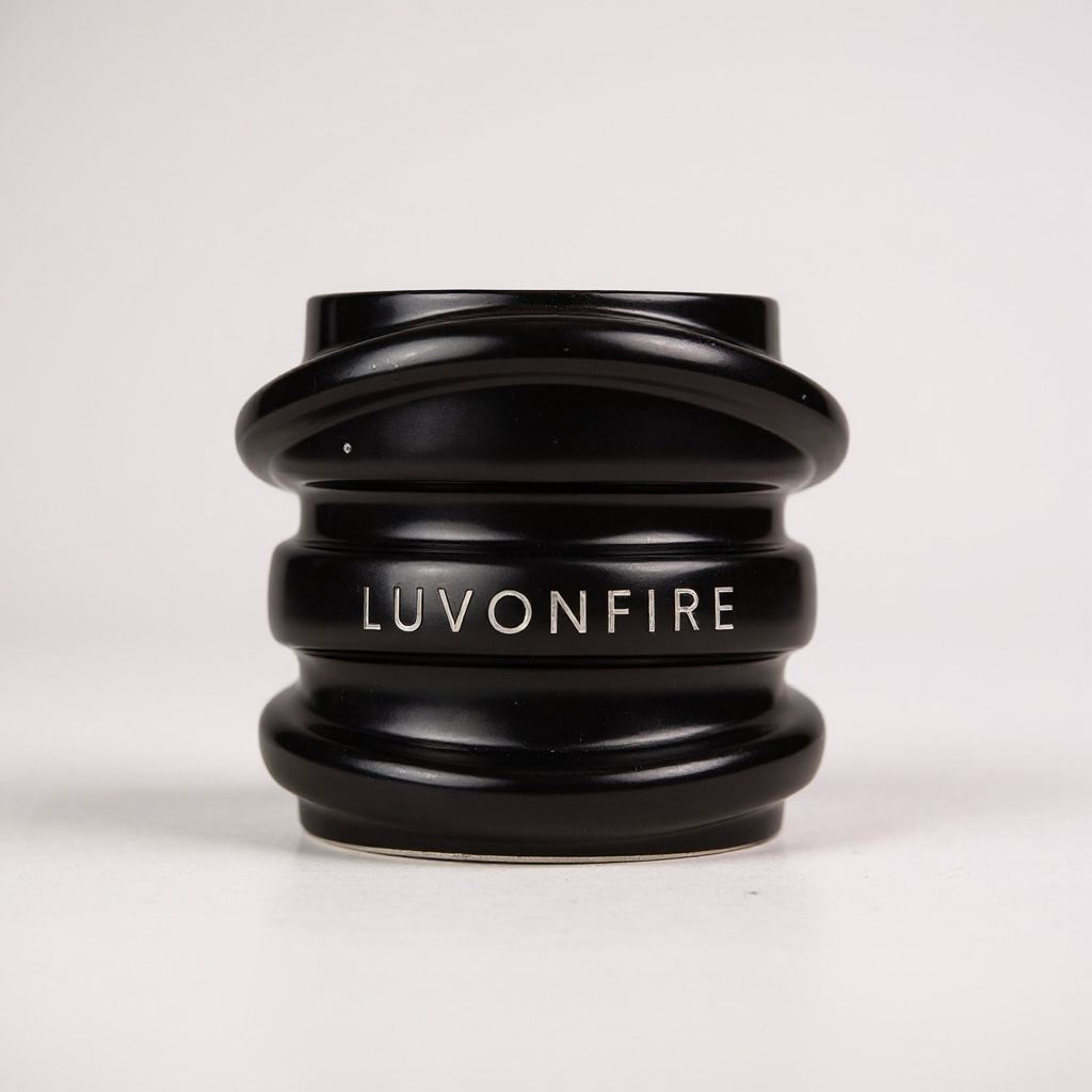 Luxury vegan tomato scented candle by LuvOnFire Candle Co.